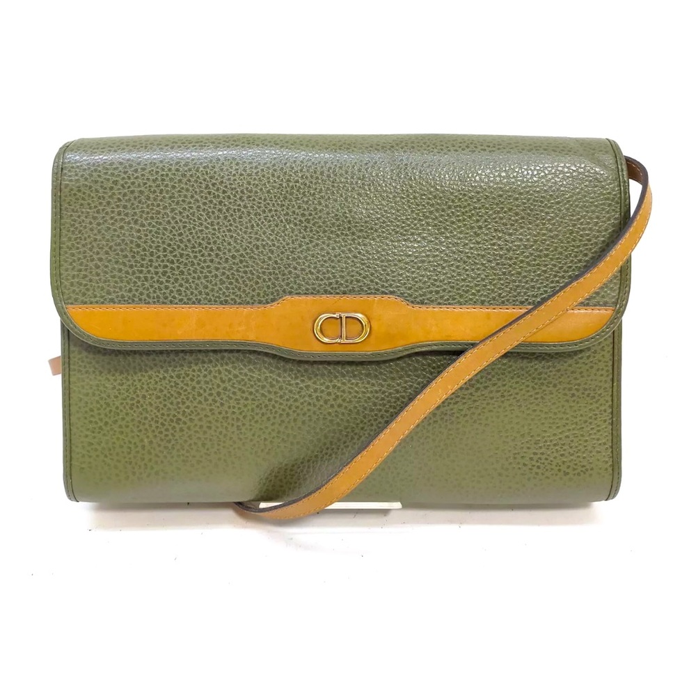 CHRISTIAN DIOR CROSSBODY LEATHER BAG (VINTAGE)